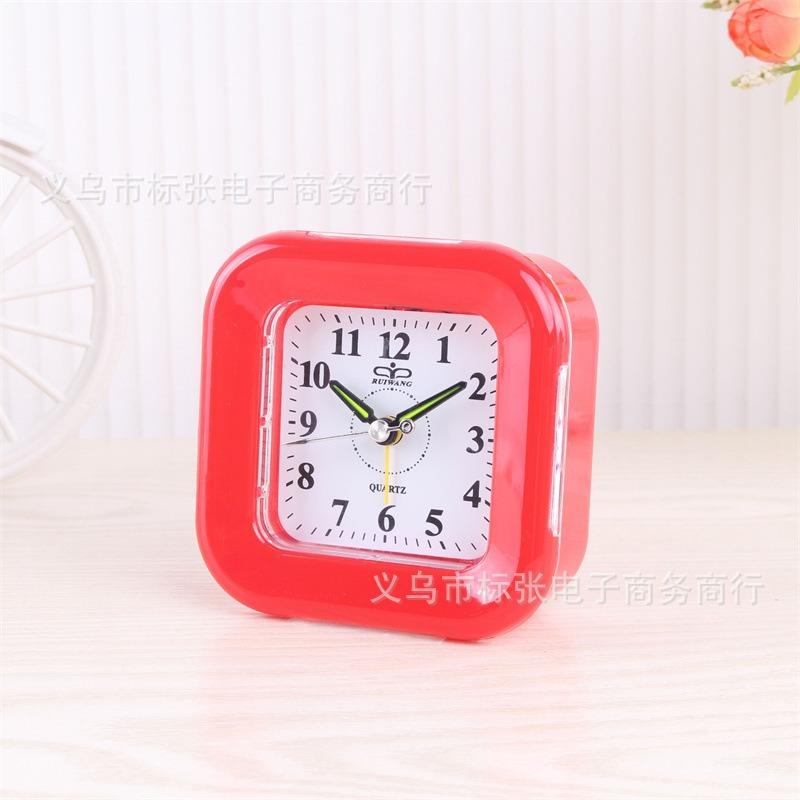 Night light alarm clock Student dormitory wake-up clock Super loud children's bedroom bedside clock