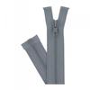 Separable Zipper - Prym - 60 Cm - Molded Plastic - Width 6 Mm - Dark Grey