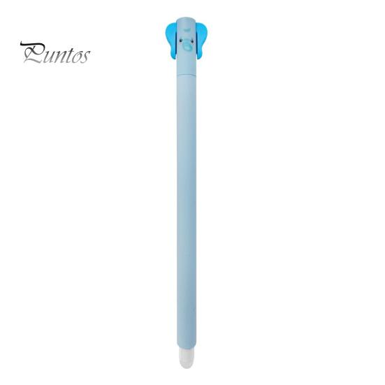 Smooth Writing Instrument 3 Pcs Erasable Gel Pens Cartoon Animal Rollerball 0.5mm Ink Pen Black Refillable for Girls Boys Office School Supplies