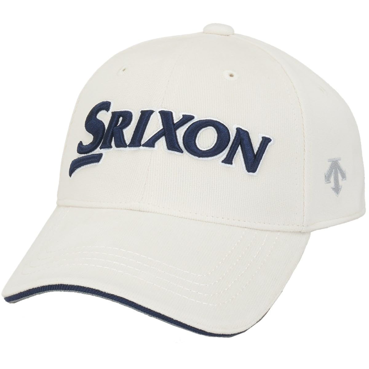 

Cap Front Logo Embroidery Simple Hat Golf RG4FCP05M BGNV x [SRIXON] Men s (Beige Navy)