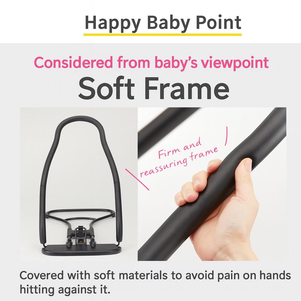 Pigeon Wuggy 2 Baby Bouncer Chair 3D Mesh Portable Lightweight Washable Compact Newborn Rocker Comfortable Seat