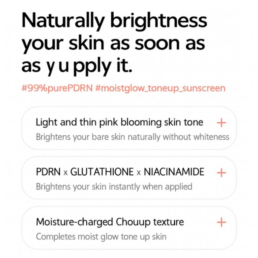 Medicube PDRN Pink Tone Up Sun Cream 50ml / Sun Screen