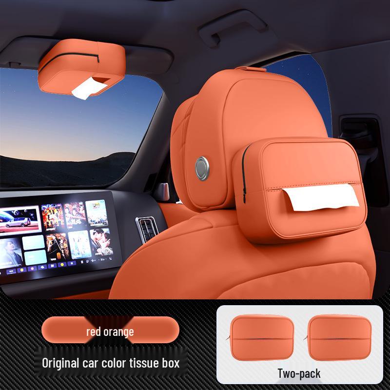 Q07 Tissue Box - New Model Car Armrest and Seat Back Hanging Bag