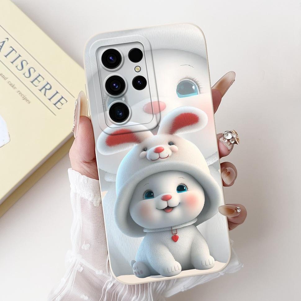 For Samsung Galaxy S24 Ultra Case Beautiful Cartoon Cover S24Ultra S928B S928U Soft TPU Phone Case For Samsung S24 Ultra Shell