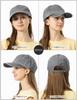 Large Deep Washed Classic Small Face Cool UV UV Size Vintage Style CAP Size [Loo&c] Hat, Size, Cap, Women's, Cap, 100% Cotton, Touch, Protection,