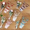 100pcs Rose Bagging Rose Bouquet Wrapping Sleeve Flower Transparent Packaging Wrappers  Christmas