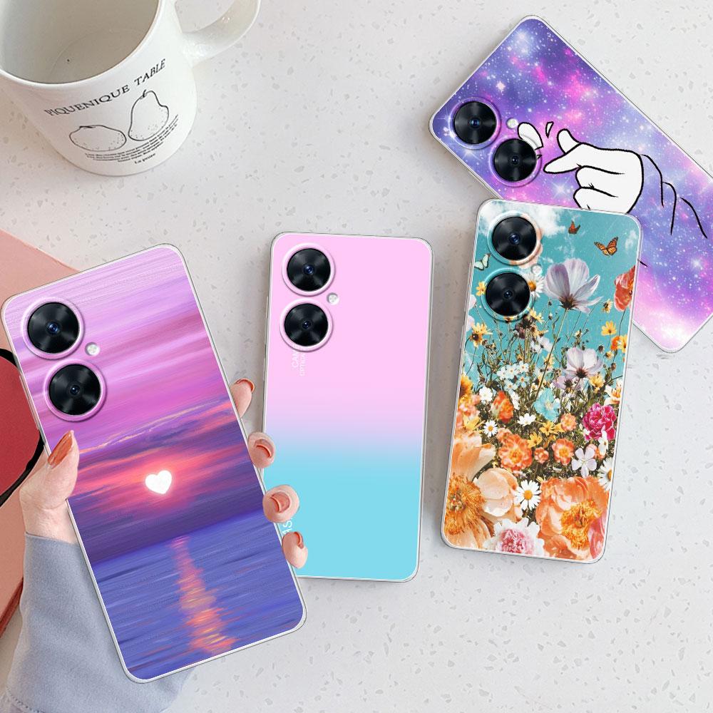 Pour Huawei Nova 11i Coque Cover Pour Huawei Nova 11 Pro Silicone Souple Étui de Téléphone Transparent Pour Huawei Nova 11 Ultra Pare-chocs Protecteur