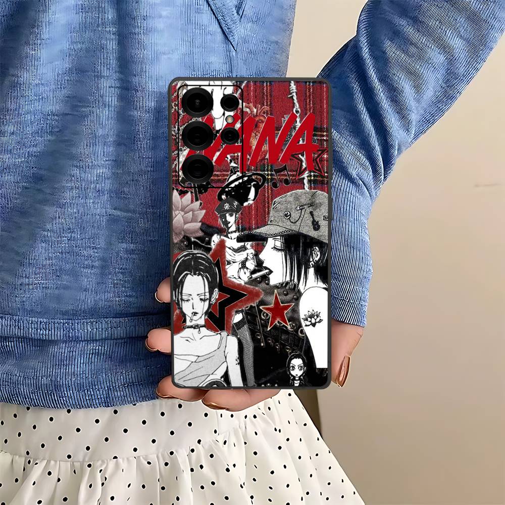Anime Cool Nana Osaki Phone Case For Samsung S 24 fe 25 Ultra plus 20 lite 21 30 22 23 24 22 Ultra 5G Fundas