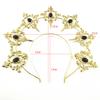 Lolita Hand-made Dark Headdress, Madonna of the Sun Halo, Baroque Crown Ball Performance Props