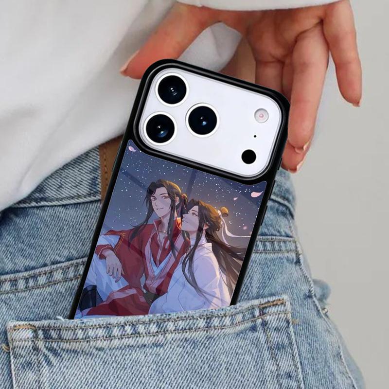 

Tian Guan Ci Fu soft Phone Case for iPhone 17ProMax 12 13 14 15 16e 17 Pro Max Plus Air Cover iPhone 16e