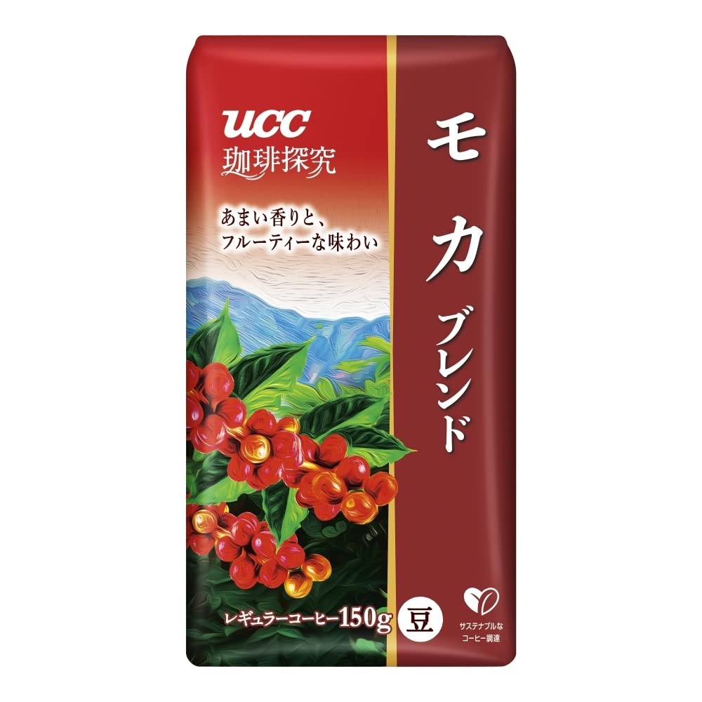 UCC Coffee Exploration Roasted Beans Mocha Blend 150g x 3 Regular Coffee (Beans)