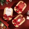 Christmas Gift Boxes Candy Biscuit Chocolate Baking Tote Gift Boxes Souvenir Empty Boxes Festival Holiday Gift Box