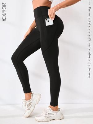 Hottest-Selling High-Waisted Yoga Leggings: Sexy Solid Color Fitness Pants for Women