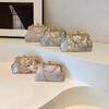 New Chinese Style Hand Embroidery Evening Bag Retro Single Shoulder Crossbody Bag Ladies Shell Bag Casual Simple Style Hand-held