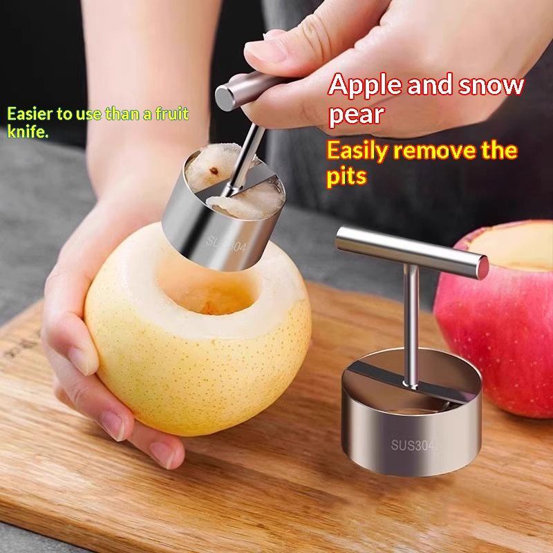 Fruit Core Digger Pear Core Coring Cutter Stainless Steel Fruit Core Pitter Remover Separator For Kitchen Accessories