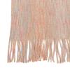 Women Gradient Space‑Dye Tassel Poncho Cape, Polyester Knit Open Front Shawl Wrap, Casual Soft Oversized Shoulder Cover Outerwear