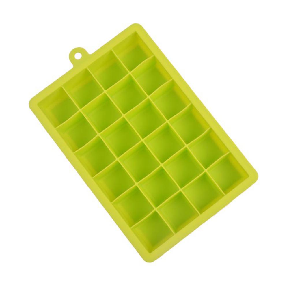 24 Silicone Ice Cube Tray Molds DIY Desert Cocktail Maker Square Mould
