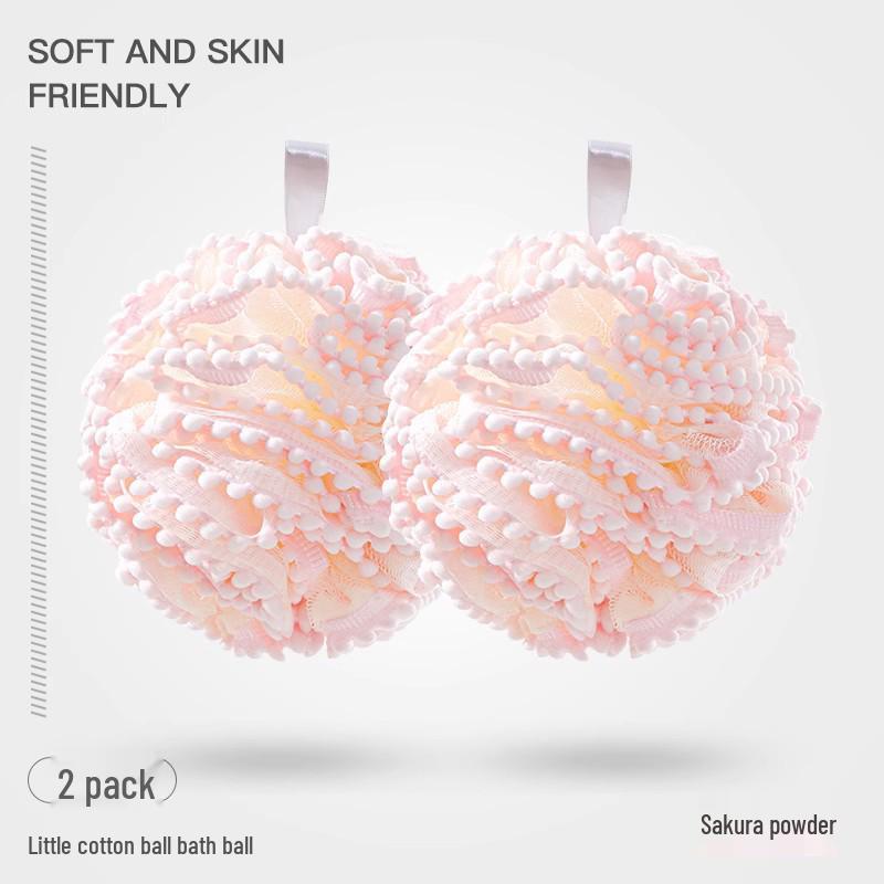 High-End Non-Dispersing Super Soft Exfoliating Bath Flower Ball for Men and Women