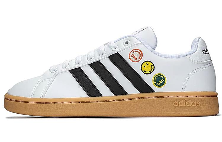 Adidas Neo X Smiley Grand Court  Black White  GY4995 36
