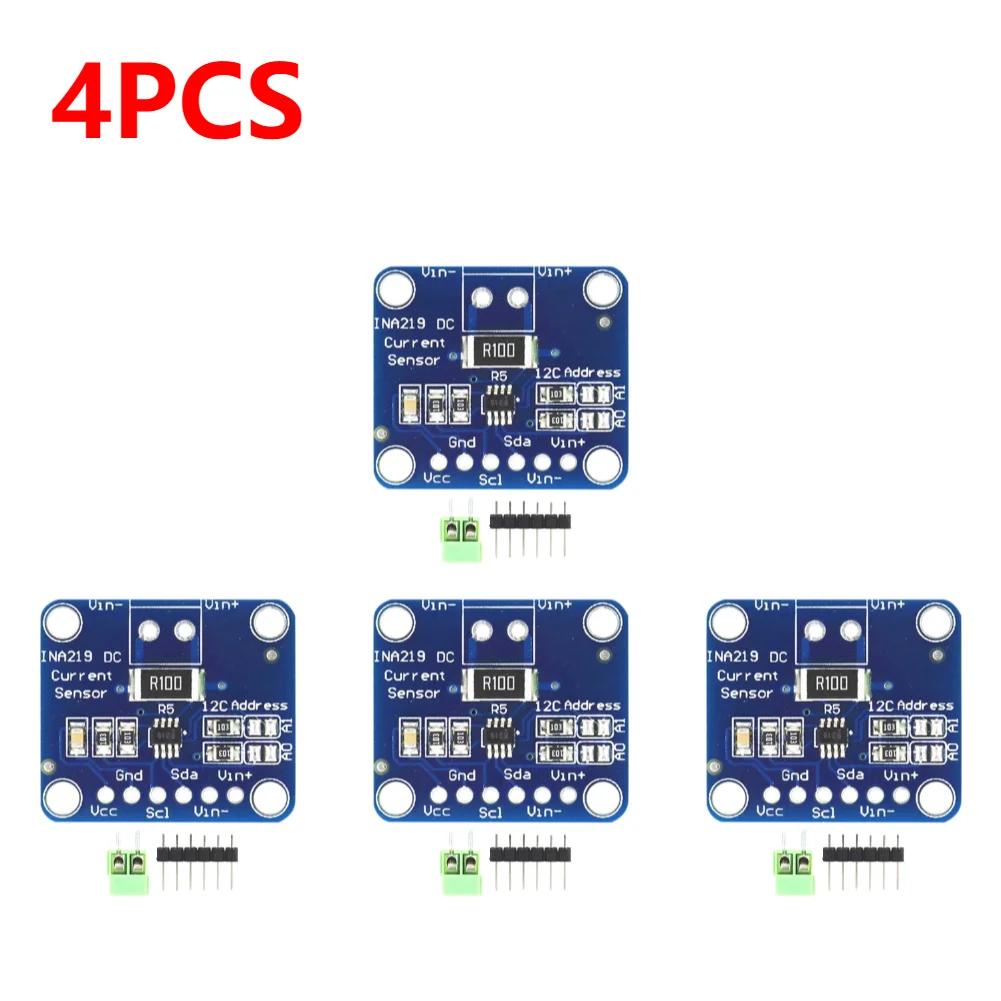 10-1PC MCU-219 INA219 Bi-directional Current Sensor Breakout Module I2C Zero Drift Power Monitoring Sensor Module High-precision
