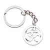 Metal Fittings Yoga Keychain Sport Theme Key Ring Souvenir 28mm
