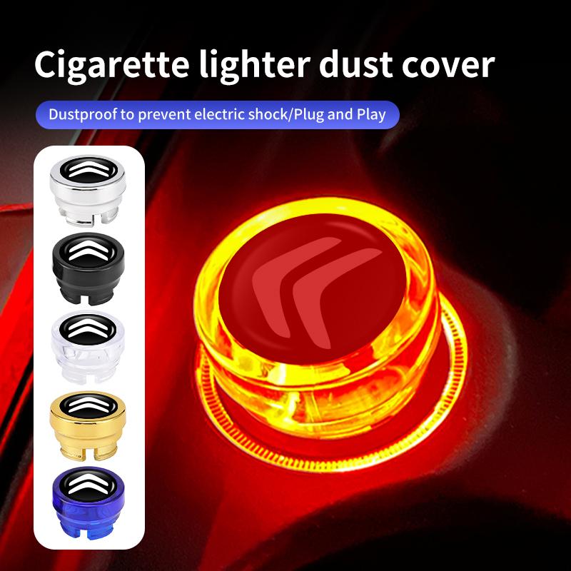 Bouchon Décoratif Collecteur de Poussière pour Allume-Cigare de Voiture Prise pour Citroen Grand Berlingo Jumper Celysee Xsara Picasso Aircross
