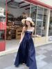 Sommer Spitzen-Patchwork A-Linien-Camisole-Kleid - Damen Schick Schlankmachend Urlaubsstil