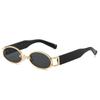 Fashion Punk Square Sunglasses Women Luxury Brand Small Frame Sun Glasses Female Oval Metal Mirror Sun Glasses