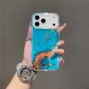 Applicable To Iphone17 Mobile Phone Case Electroplated Marble Apple 17pro Bronzing 17Air Anti-drop Protective Case