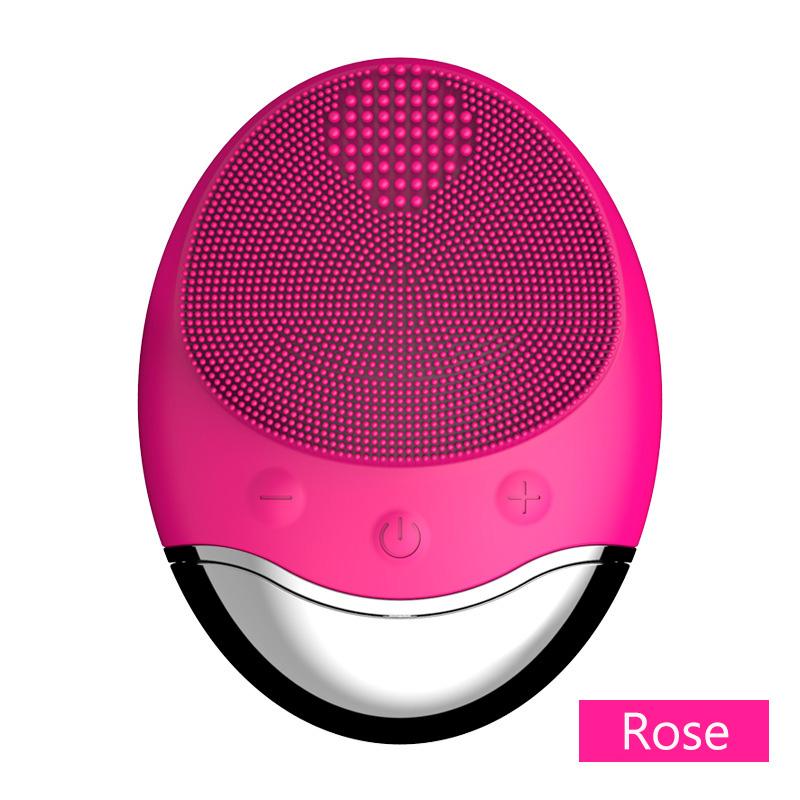 Elektromos vezeték nélküli arctisztító kefe szilikon arcmosó kefék Anion importált bambusz faszén arctisztító