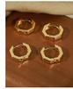18K Gold Plated Geometric Polygon Earrings - Elegant & Versatile Design