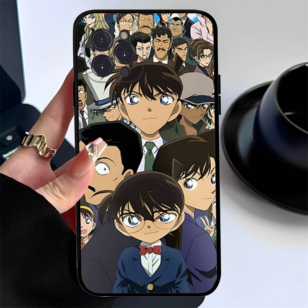 Anime Detective Conan Phone Case For Iphone 17 16 15 16e 14 13 12 11 Pro Max Plus Case Cover Coque
