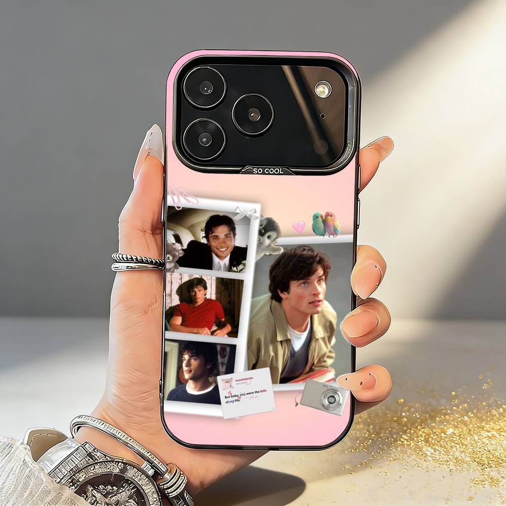 Actor T-Tom Welling Phone Case For iPhone17,16,15,14,13,12,11,Pro,MAX White Matte Shockproof Cover