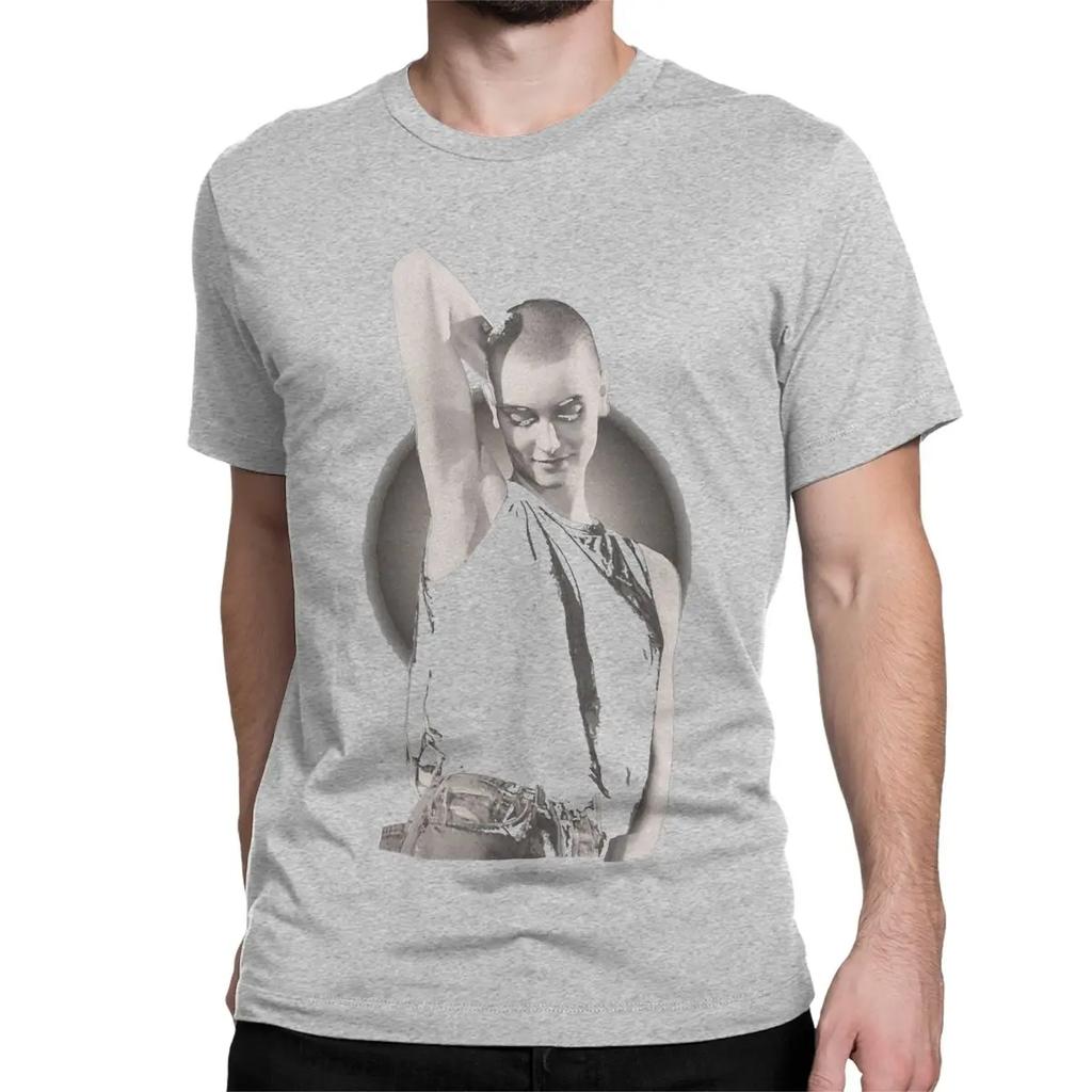 Men Women T-Shirts Singer 90s Music Vintage Cool Cotton Tees Short Sleeve Sinead Oconnor T Shirts Round Neck Clothes Original