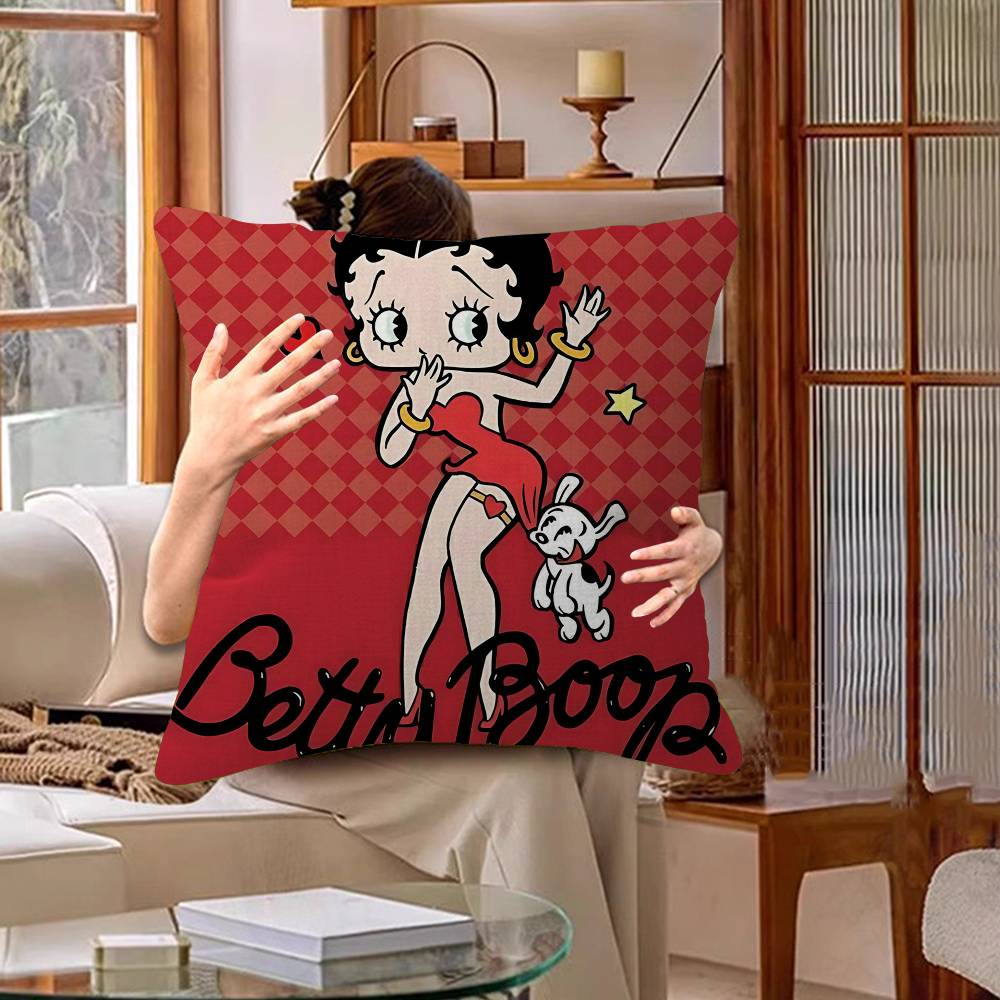 B-Betty-Cute-Boops Lucky Dragon pillow cover sofa cushion cover home room decoration children gift
