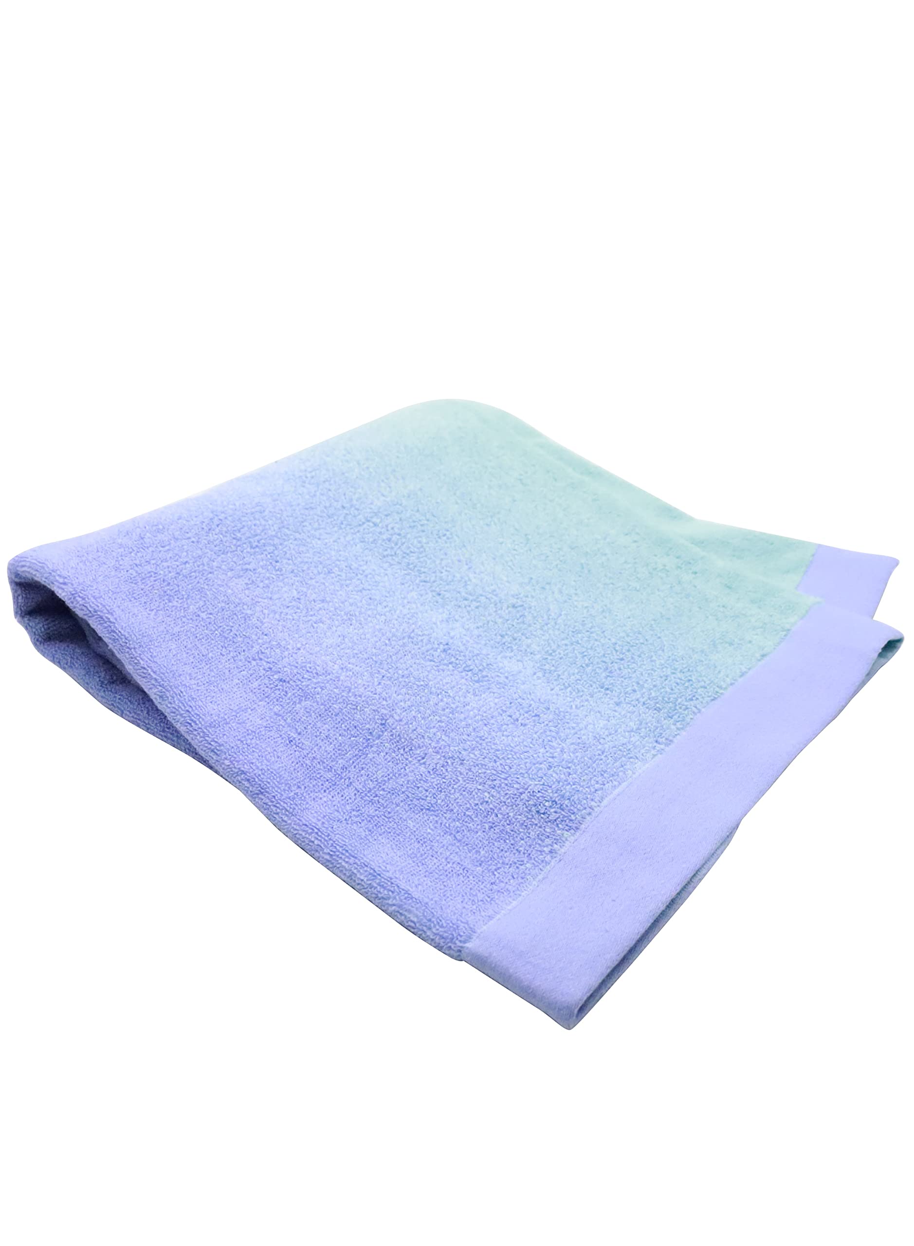 

CB Japan Antibacterial Bath Towel, 120x60cm, Gradient Purple x Green, Carari