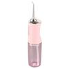 Portable Dental Oral Irrigator Food Residues Removal High Pressure Pulse Teeth Cleaner Pink
