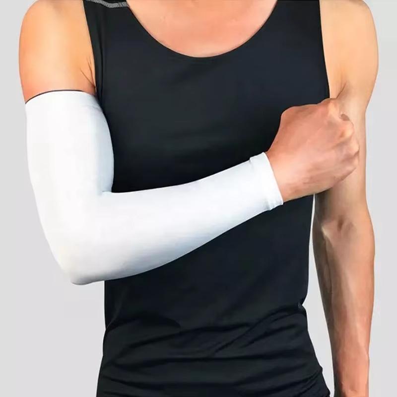 

High Elasticity Sun Protection Ice Silk Arm Sleeves for Outdoor Sports XL