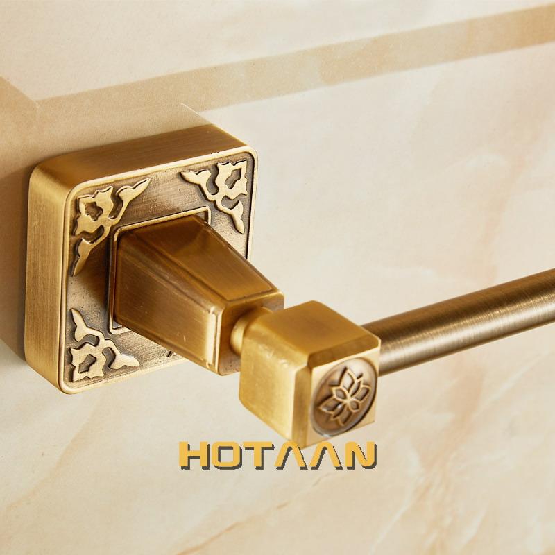 . (24",60cm)Single Towel Bar/Towel Holder,Solid Aluminium,Antique Brass Finish,Wall Mounted Bathroom accessories