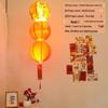 Chinese New Year Fu Character Paper Lantern - Spring Festival Atmosphere Decoration with Ancient Style Pendant