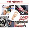 25 Pieces of 5.19 Mm 4 AWG 9.5 Mm 3 8" Battery Cable Tips 5.19 Mm 4 AWG Wire Connectors 5 Battery Cable Terminals