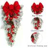 45CM Festive Christmas Wreath Pendant Available with/without Light for Home, Door, Window, and Stairs Party Decor