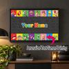 Super Mario Custom Name Text 5D Diamond Painting Kit DIY Full Drill Diamond Art Decoration