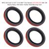 4PCS Oil Seal 3.125" X 4.506" For Dexter 010-056-00 10K 12K Heavy Duty 15K Axles Trailer Axle Bearing Seal