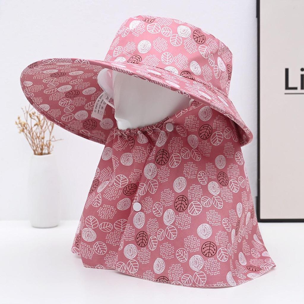 Women's Wide Brim Sun Hat for Summer – Offers Face and Neck Protection, Ideal for Outdoor Activities like Cycling and Farm Work.