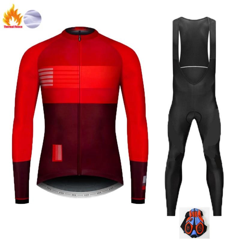 GOBIK Thermal Long Sleeve Cycling Jersey Men Winter Warm Road Bike Wear