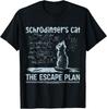 Schrodingers Cat the Escape Plan Funny Science Teacher T-Shirt Unisex T-Shirt