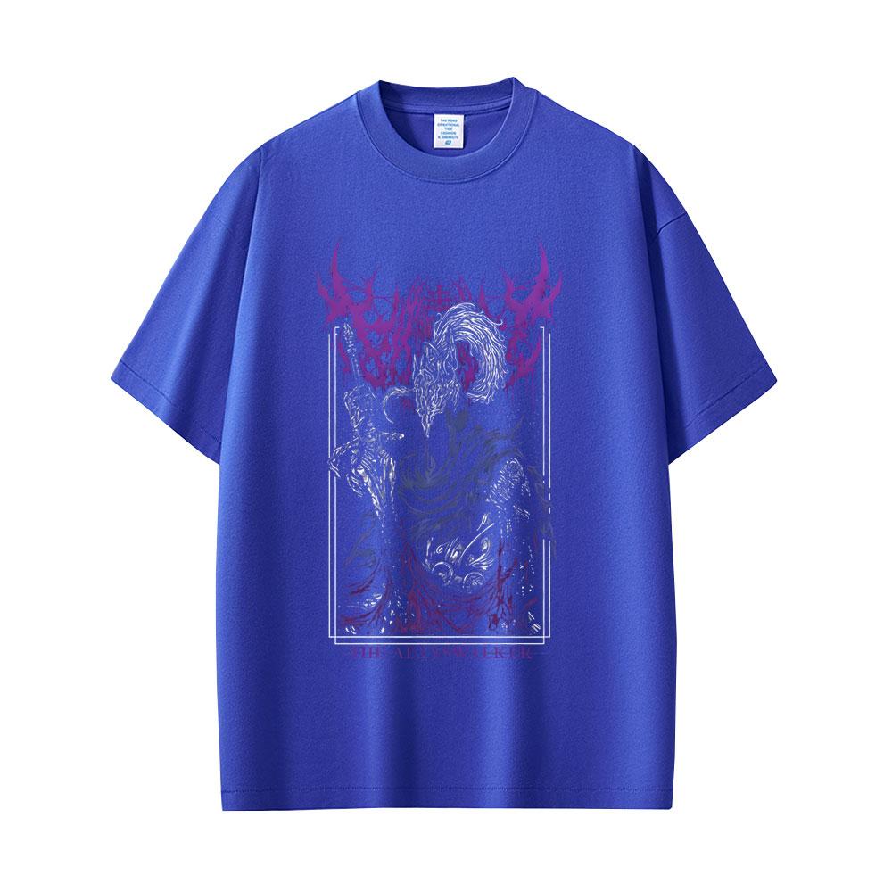 Game Dark Souls Artorias The Abysswalker Graphic Tshirt Men Women Vintage Gothic Rock Tshirts Mens Punk Oversized T Shirts