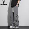 PLAYBOY Men's American Trend Summer Thin Cargo Pants