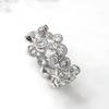 CopperZirconia Finger Ring Lady Delicate Wedding Band for Women Elegant Female Accessories